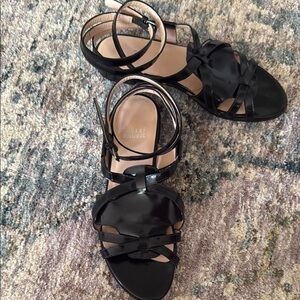Stuart Weitzman Black Strappy Sandals Size 7M